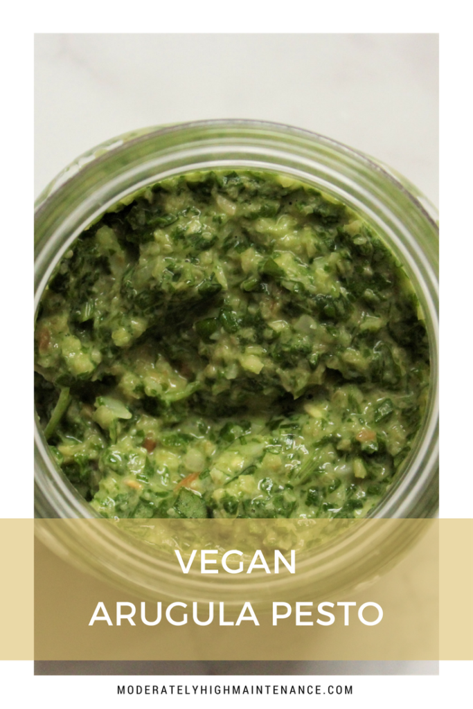 If you love pesto, vegan arugula pesto is a great alternative. Not just for those enjoying a plant-based diet, this recipe is absolutely delicious.